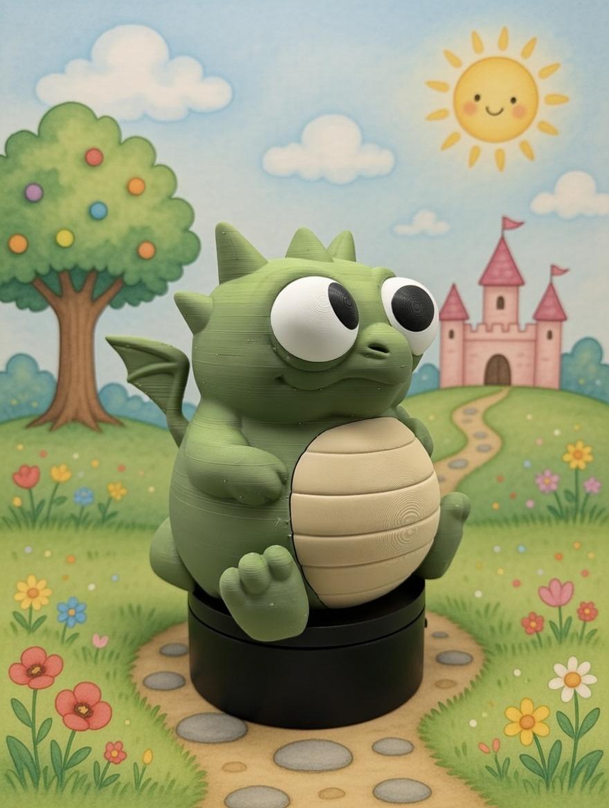 Cashling Dragon Coin Bank | 7" Fantasy Nursery Decor, Piggy Money Box