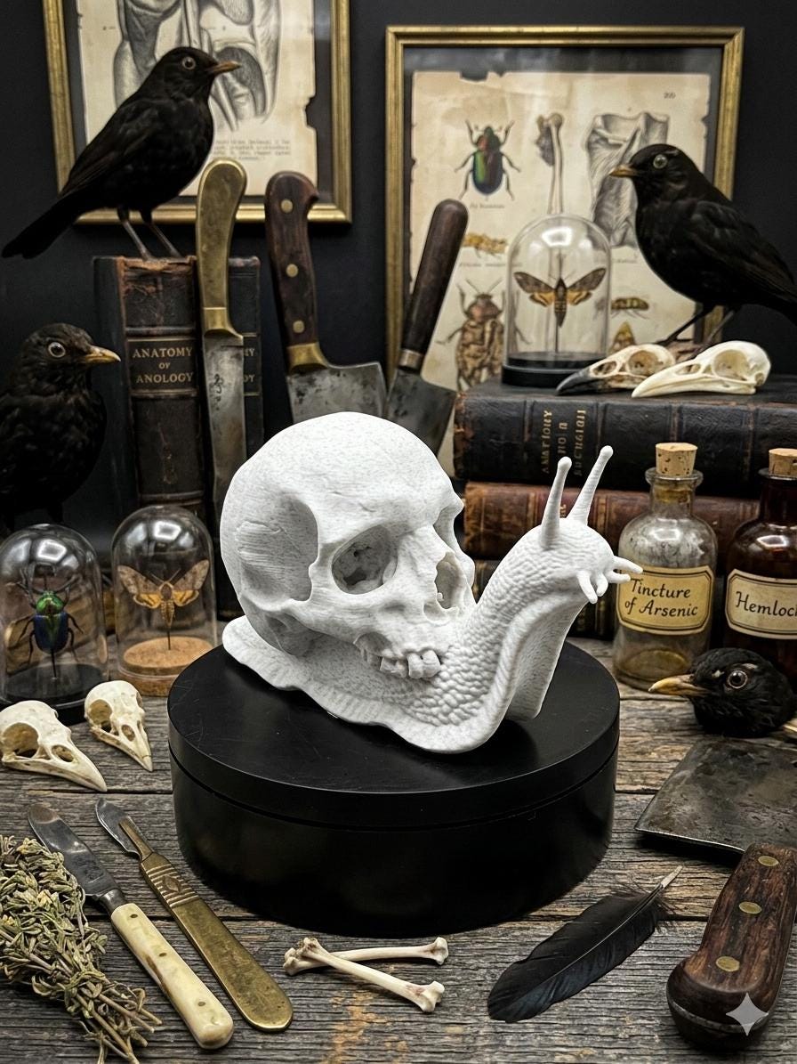 Butcher & Blackbird Sepulcher Model | Gothic Crypt Mausoleum Bookish Decor