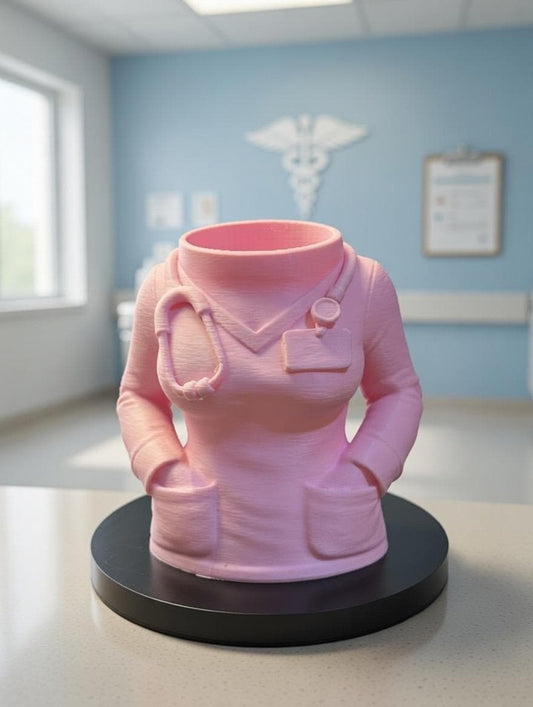 Scrub Top Pen Holder | Nurse Desk Accessory, Stethoscope Detail