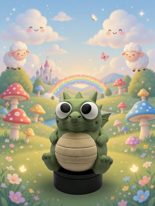 Cashling Dragon Coin Bank | 7" Fantasy Nursery Decor, Piggy Money Box