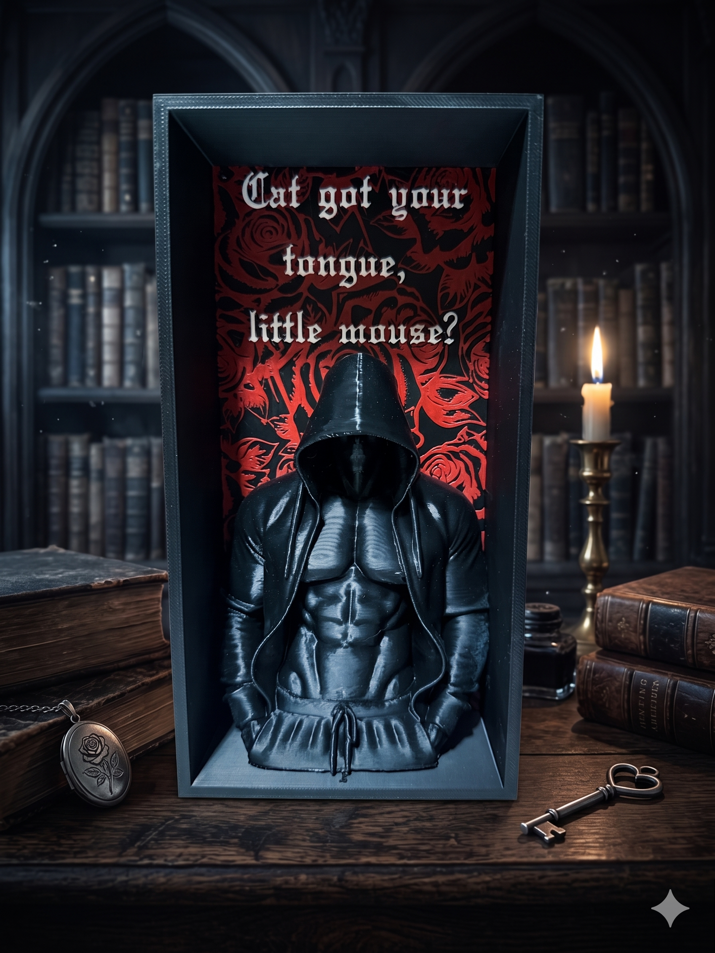 Zade Meadows "Little Mouse" Book Nook | Hunting Adeline Bookshelf Insert