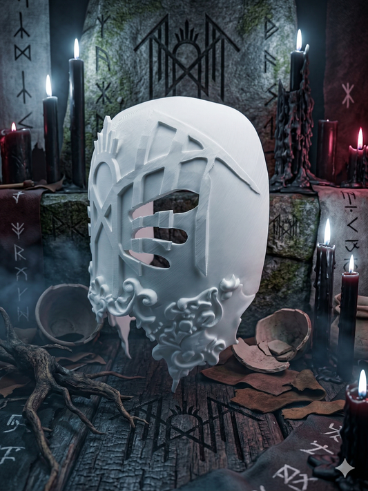 Vessel-Inspired 3D Printed Mask | Sleep Token Cosplay & Wall Art