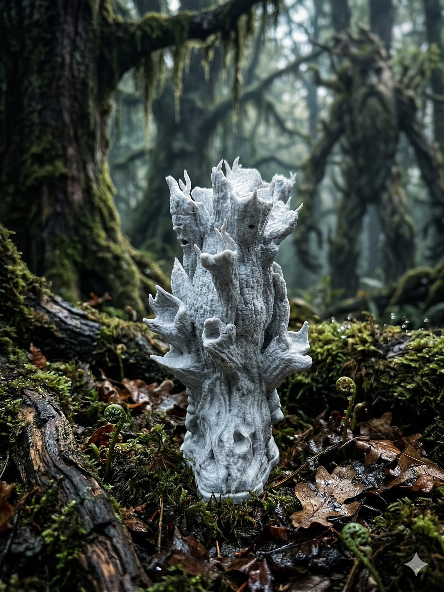 Treebeard Bust - 7" 3D Printed Lord of the Rings Inspired Ent Statue | Fantasy Bookshelf Decor