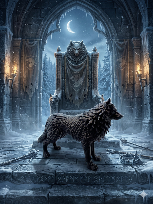 The Wolf King Inspired 3D Printed Figurine | Romantasy Bookshelf Decor