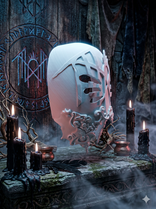 Vessel-Inspired 3D Printed Mask | Sleep Token Cosplay & Wall Art