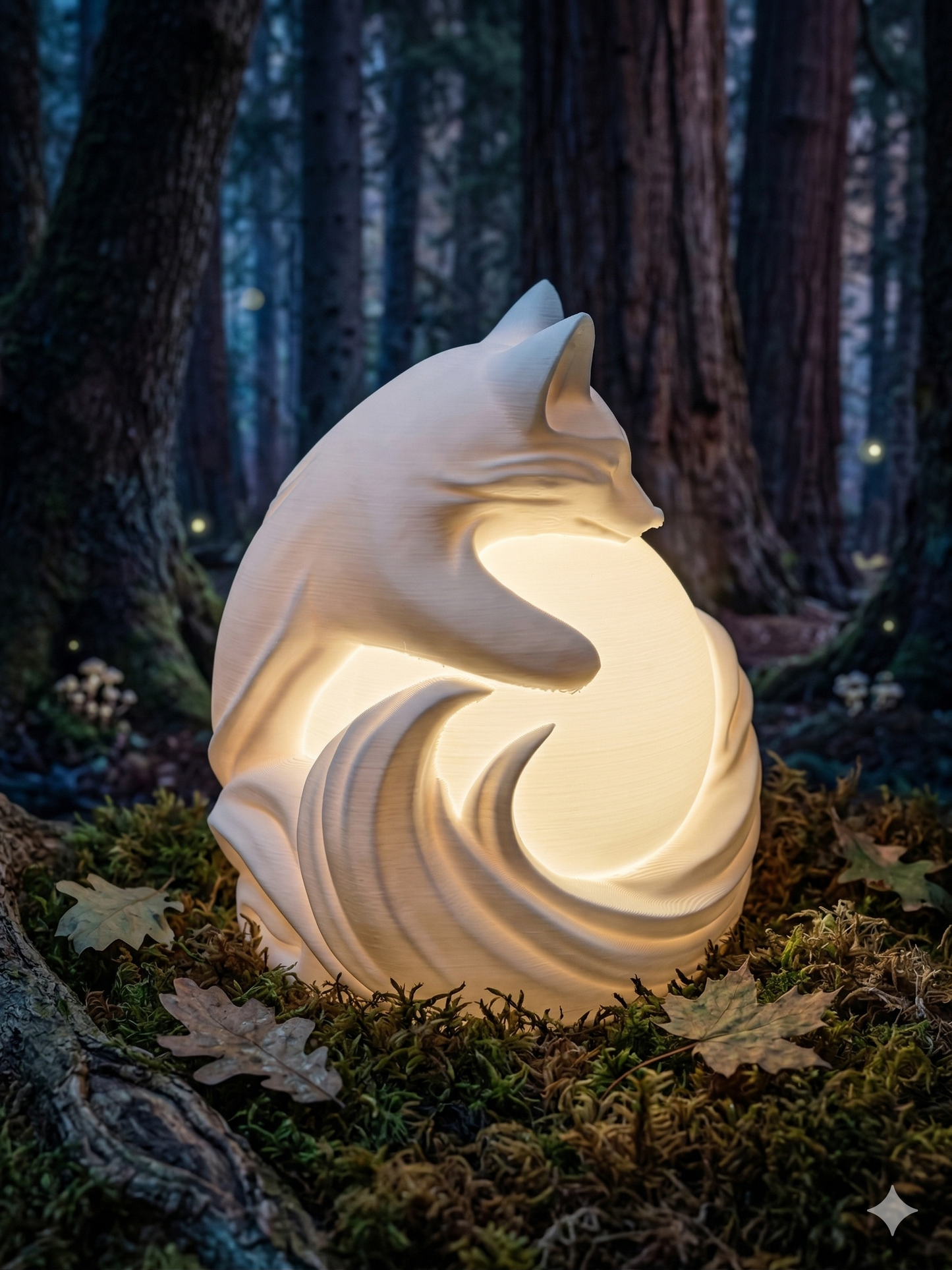Dimmable Fox Lamp – Woodland Animal Night Light