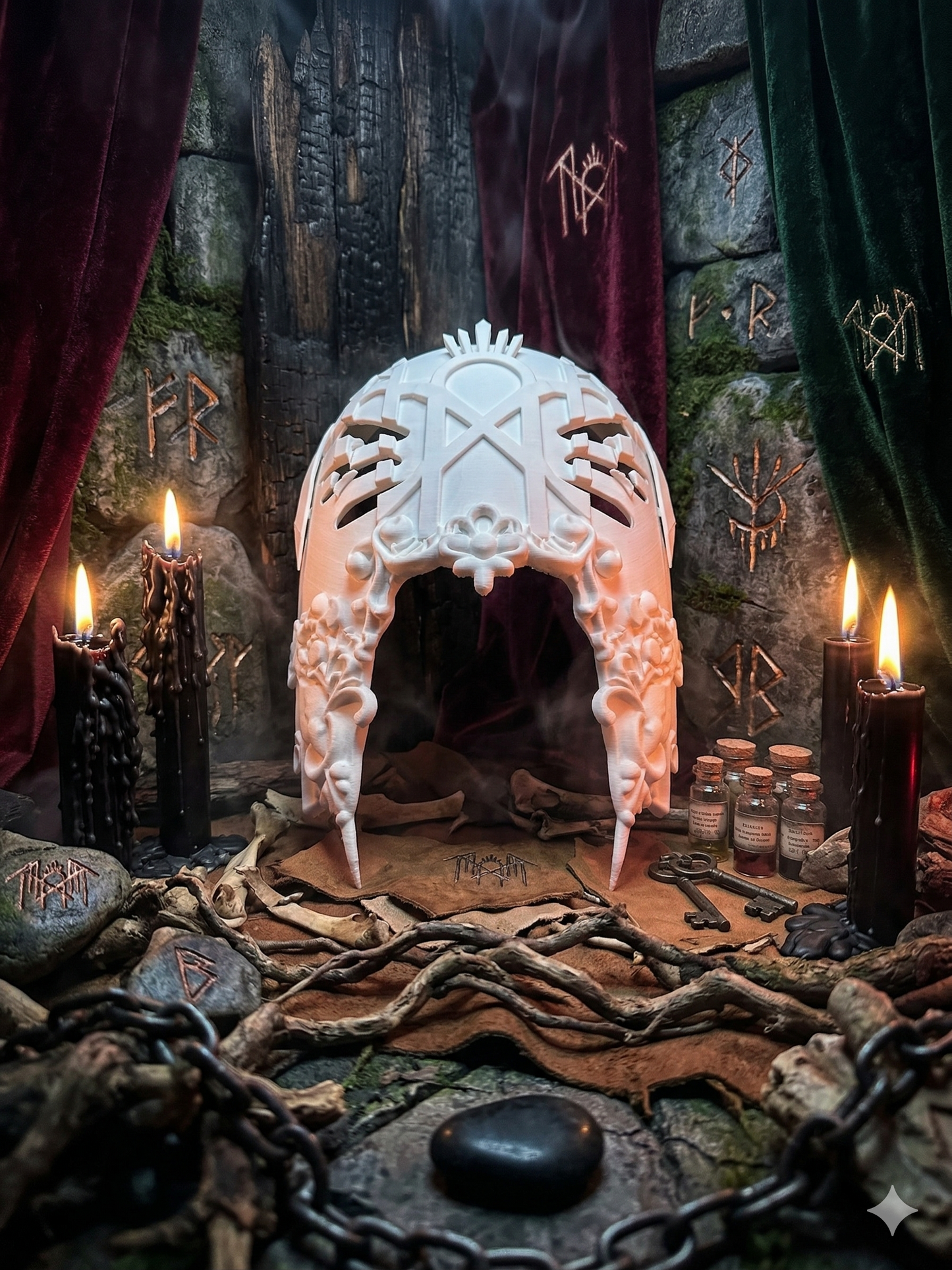 Vessel-Inspired 3D Printed Mask | Sleep Token Cosplay & Wall Art