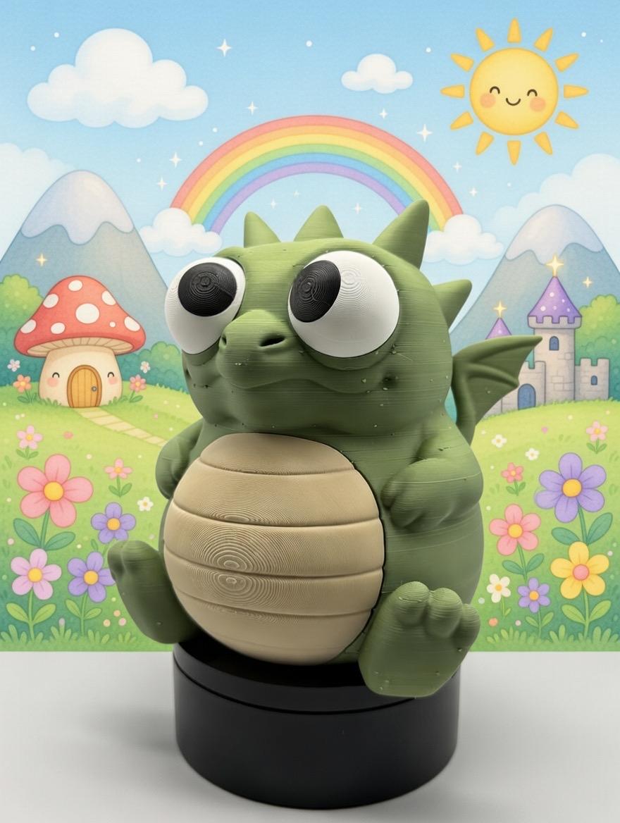 Cashling Dragon Coin Bank | 7" Fantasy Nursery Decor, Piggy Money Box