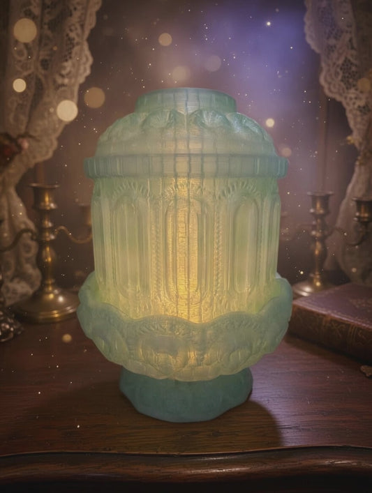 Moon and Star Vintage Style Fairy Lamp – 3D Printed Romantasy Decor
